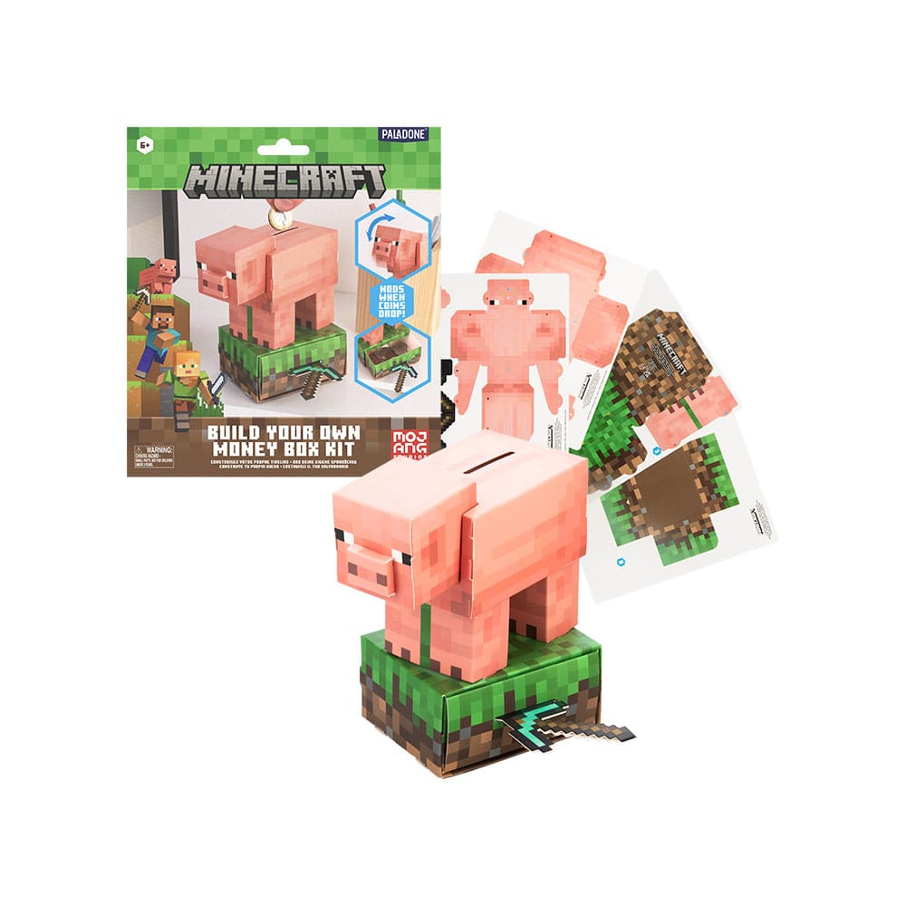 Minecraft Build Your Own Money Bank Treasure Schwein 