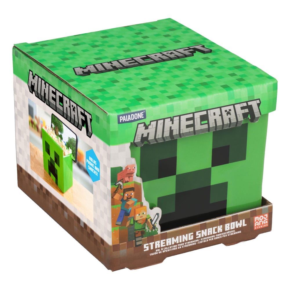 Minecraft Streaming Snack Bowl Creeper