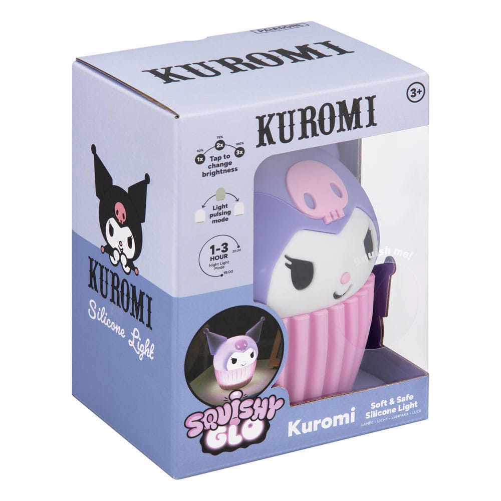 Sanrio Squishy Glo Silicon Light Kuromi 15 cm    