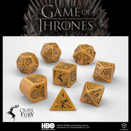 Game of Thrones Dice Set Baratheon (8)