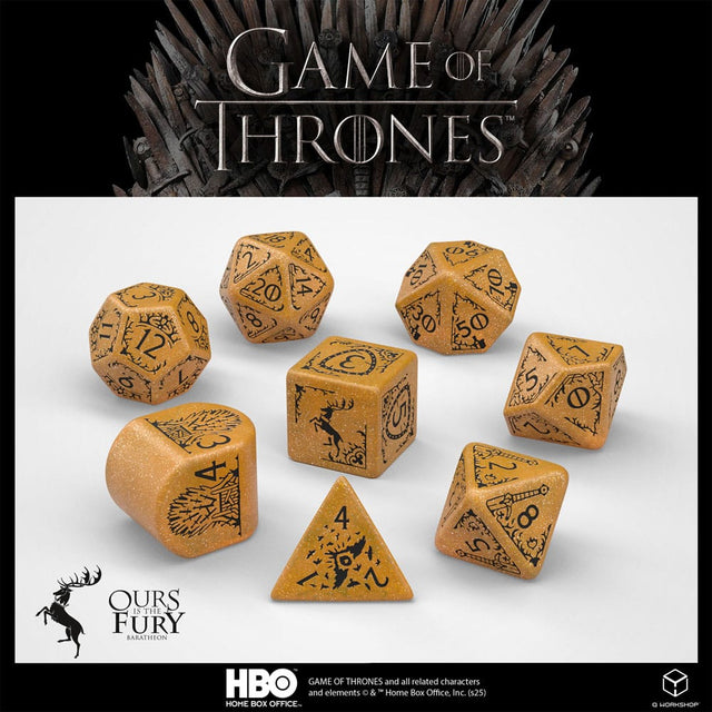 Game of Thrones Dice Set Baratheon (8)