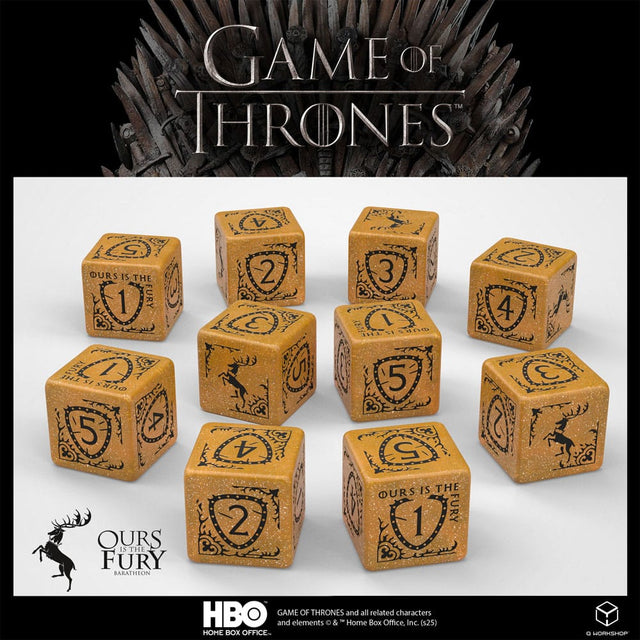 Game of Thrones Dice Set Baratheon 10xD6 (10)