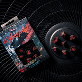 Cyberpunk Edition Dice Set Blood over Chrome (7)