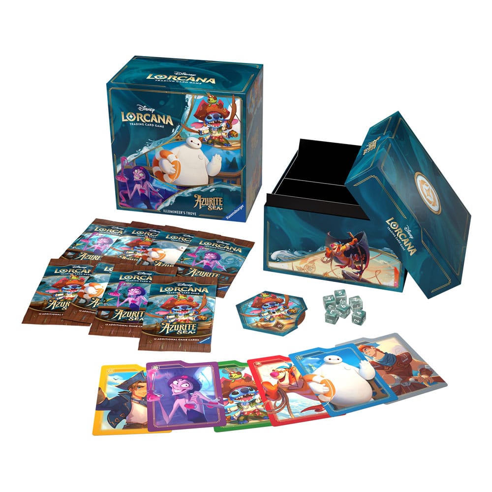 Disney Lorcana TCG Azurite Sea llumineer's Trove English Edition