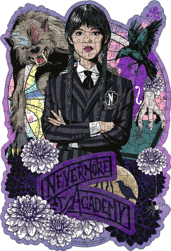 Wednesday WOODEN Jigsaw Puzzle Wednesday Addams (300 pieces)