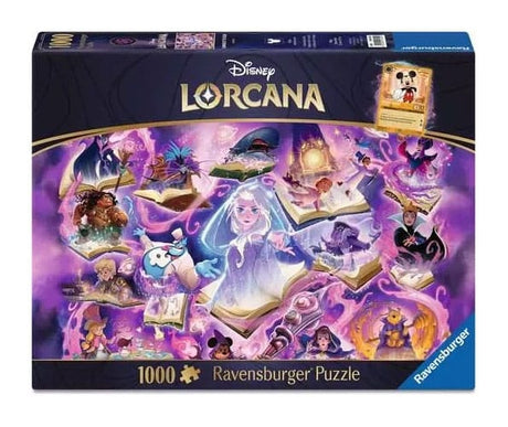 Disney Lorcana Jigsaw Puzzle Glimmers of the Realm: Amethyst (1000 pieces)