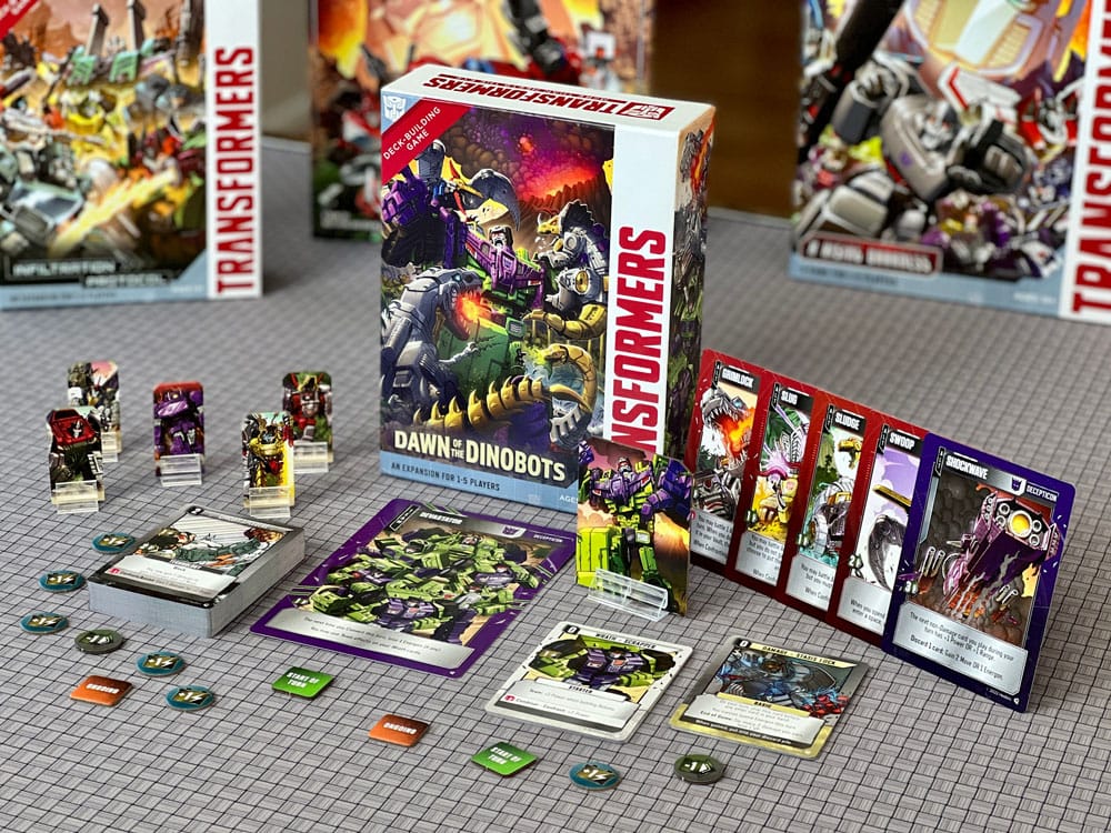 Transformers card game Deck-Building Dawn of the Dinobots Expansion Englische Version