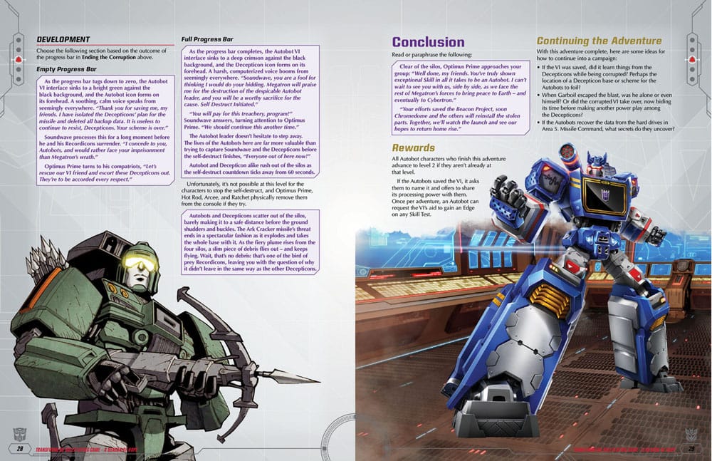 Transformers RPG A Beacon of Hope Adventure & GM Screen Englische Version