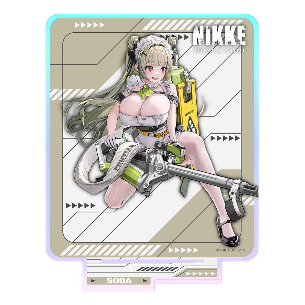 Goddess of Victory: Nikke Crouching Series Acrylic Stand Soda Holographic 14 cm     