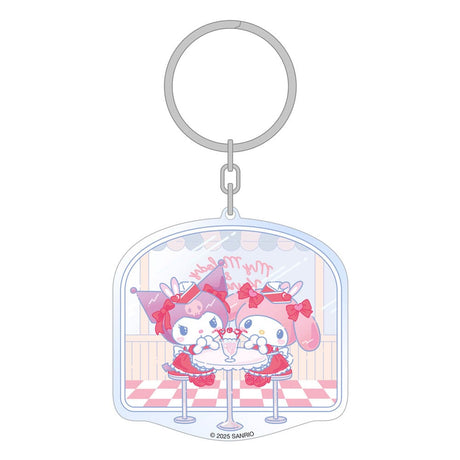 Sanrio Acrylic Keychain Hello Kitty & Friends American Diner 6 cm     