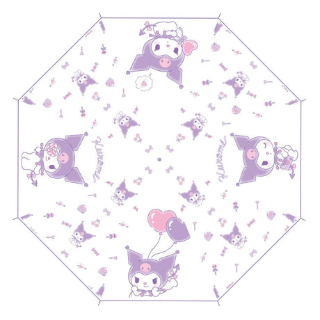 Sanrio Cane Umbrella Kuromi Kawaii Transparent