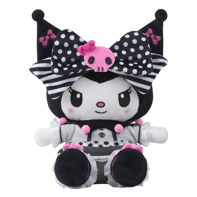 Sanrio Pink Black Party Series Plush Figure Kuromi 22 cm    