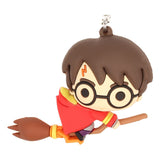 Harry Potter Rubber Keychain Harry Potter & Broomstick 7 cm