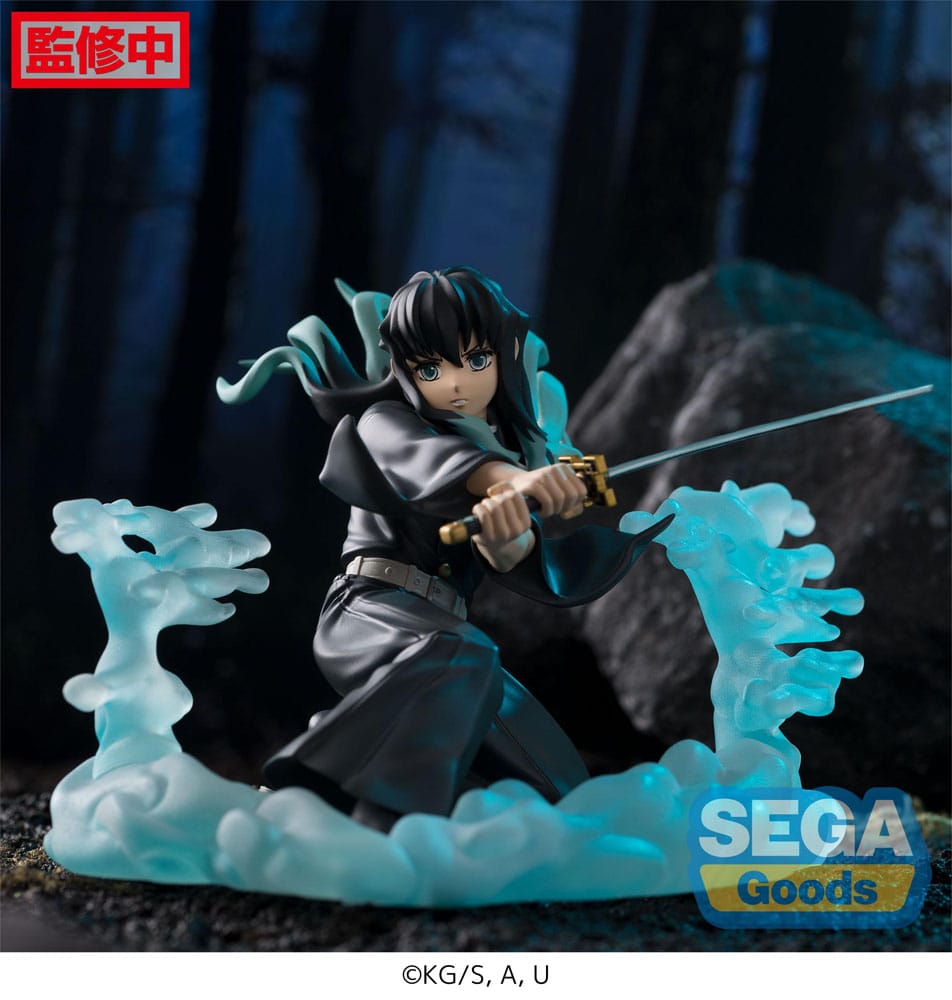Demon Slayer: Kimetsu no Yaiba Xross Link Anime PVC Statue Muichiro Tokito Hashira Training Arc 11 cm 