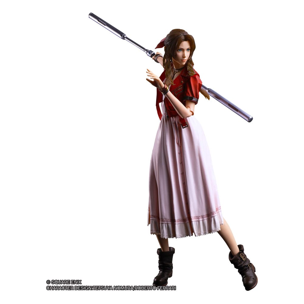Final Fantasy VII Rebirth Play Kai Arts Action Figure Aerith Gainsborough 24 cm 
