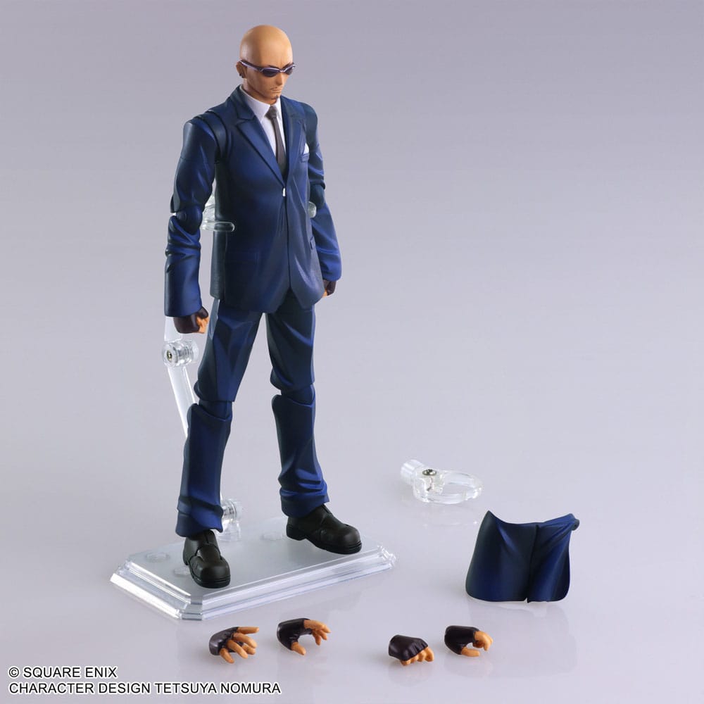 Final Fantasy VII Bring Arts Action Figure Rude 16 cm  