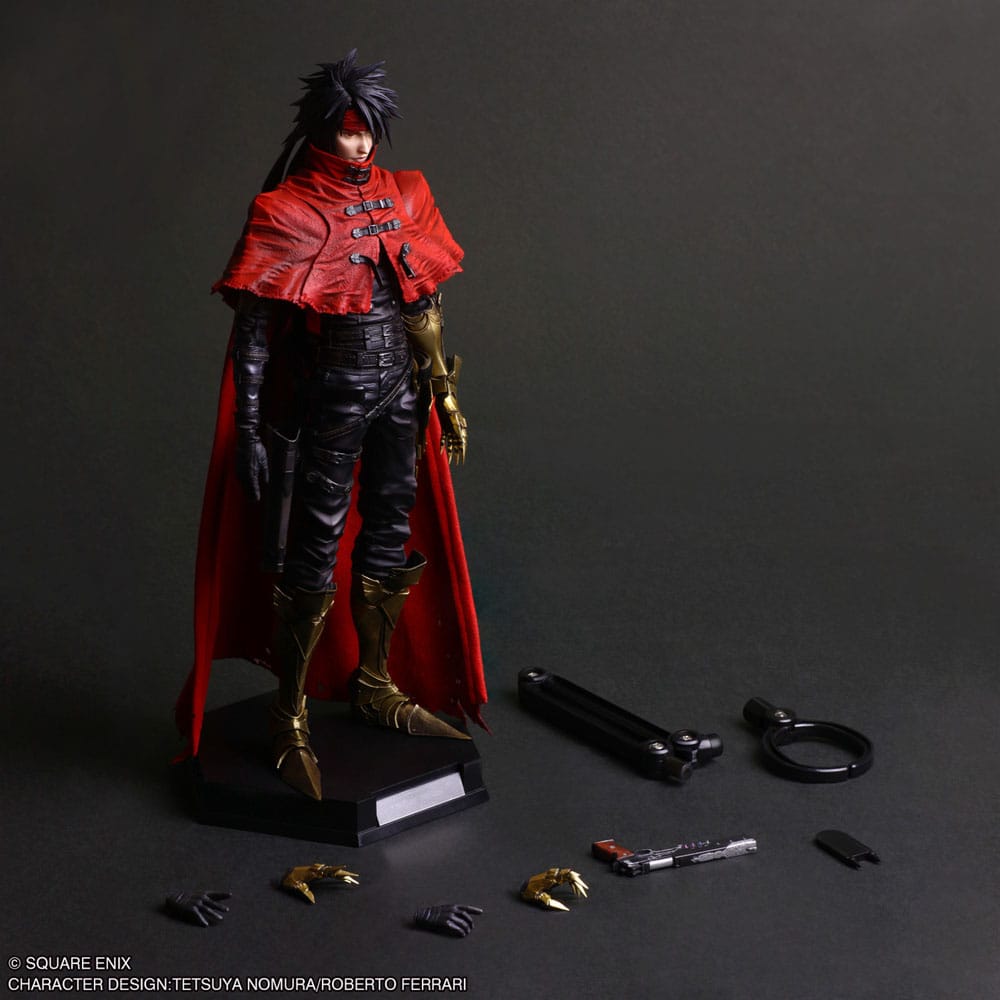 Final Fantasy VII Rebirth Play Arts Kai Action Figure Vincent Valentine 28 cm 