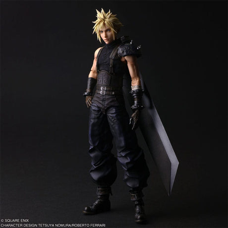Final Fantasy VII Rebirth Play Arts Shin Action Figure Cloud Strife 27 cm  