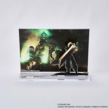 Final Fantasy VII Rebirth Acrylic Diorama Cloud Key Art 