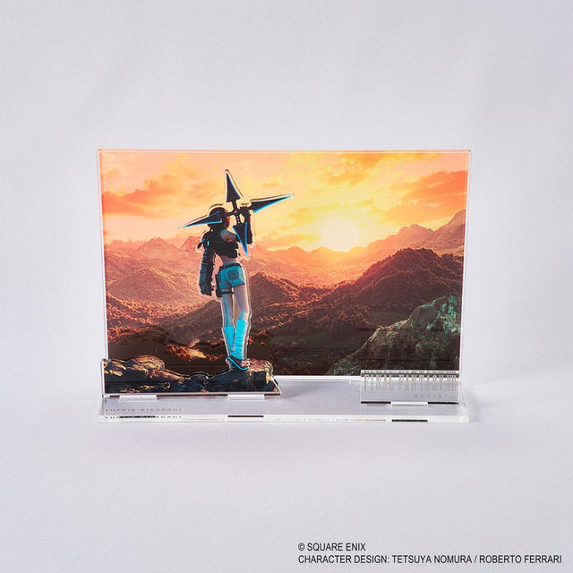 Final Fantasy VII Rebirth Acrylic Diorama Yuffie Key Art   