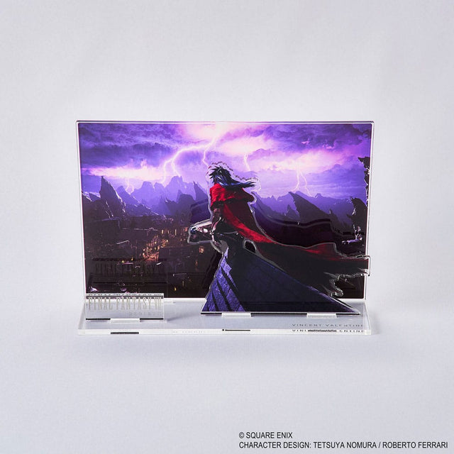 Final Fantasy VII Rebirth Acrylic Diorama Vincent Key Art   