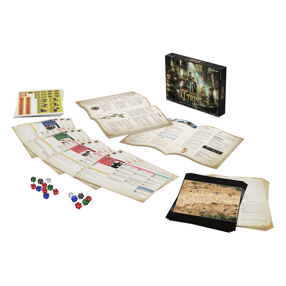 Final Fantasy XIV Remake Table Top Role Playing Game Board Game Starter Set 