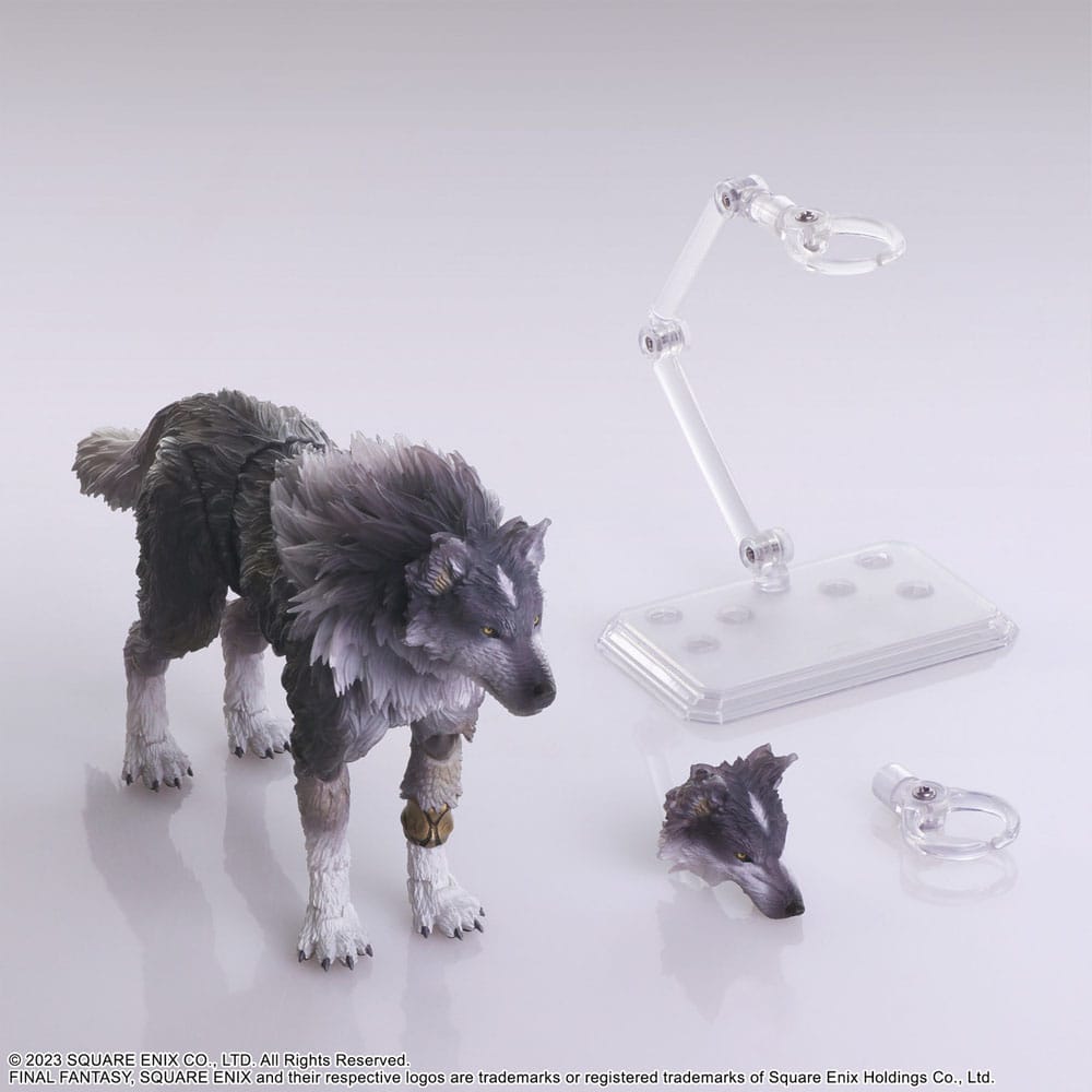Final Fantasy XVI Bring Arts Action Figure Set Clive Rosfield & Torgal 