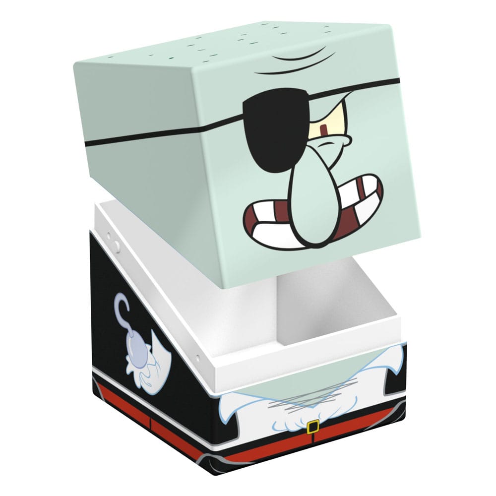 Squaroes' SpongeBob™ Pirate Squidward TCG Card Box - Eco-Friendly Collectible Storage