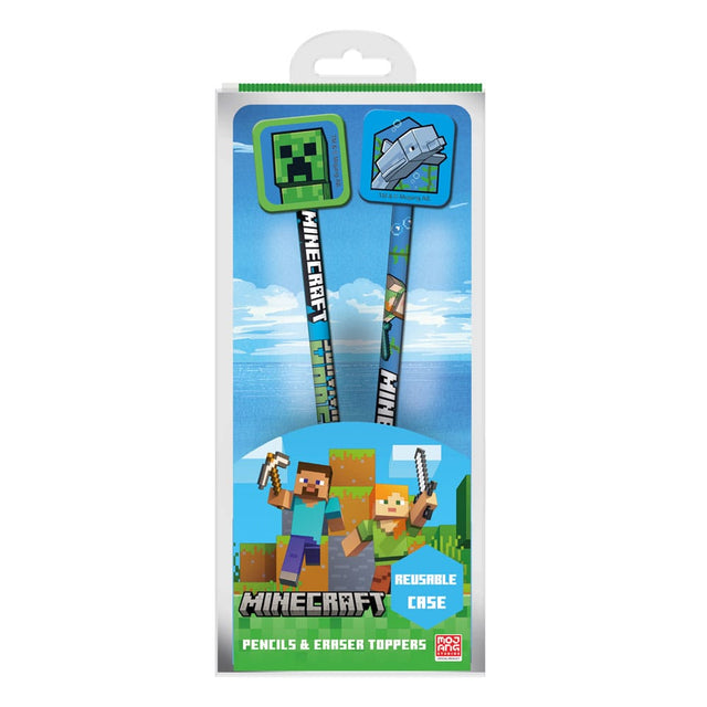 Minecraft Pencil with Topper 2-Pack 