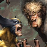 Marvel Art Print Wolverine vs Sabretooth 41 x 61 cm - unframed