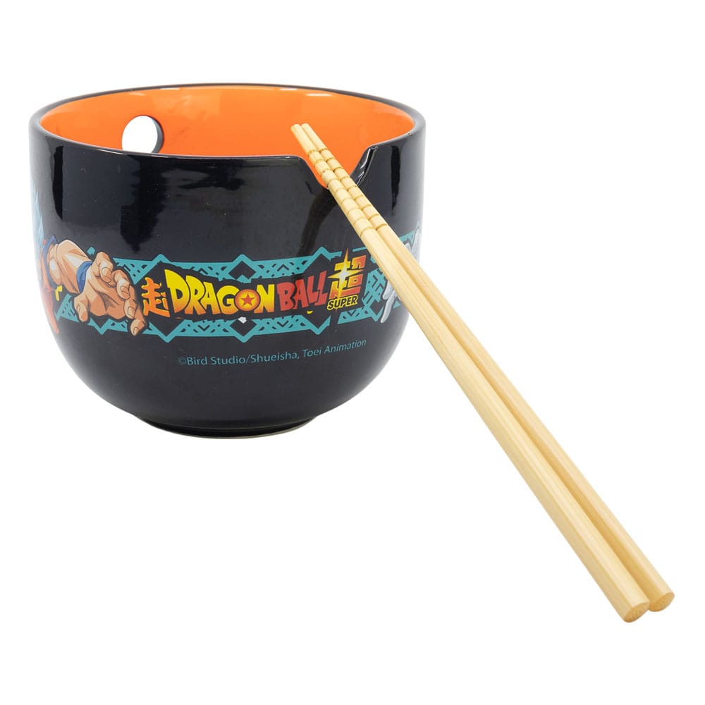 Dragon Ball Ramen Bowl with Chopsticks Letters 