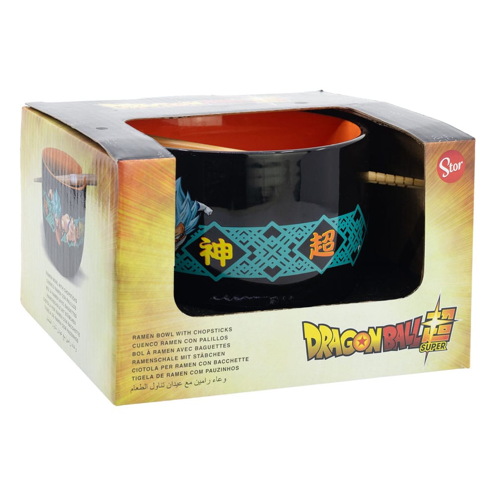 Dragon Ball Ramen Bowl with Chopsticks Letters 