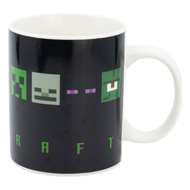 Minecraft Heat Change Mug Squared Pattern 325 ml     