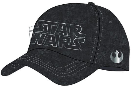 Star Wars Curved Bill Cap Silver Logo 