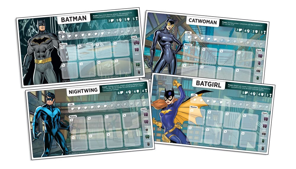 DC Comics Board Game Batman The Savior of Gotham City 
