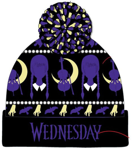 Wednesday Pom-Pom Beanie 