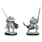 D&D Nolzur's Marvelous Miniatures Unpainted Miniatures Half-Orc Paladin Male Case (2)