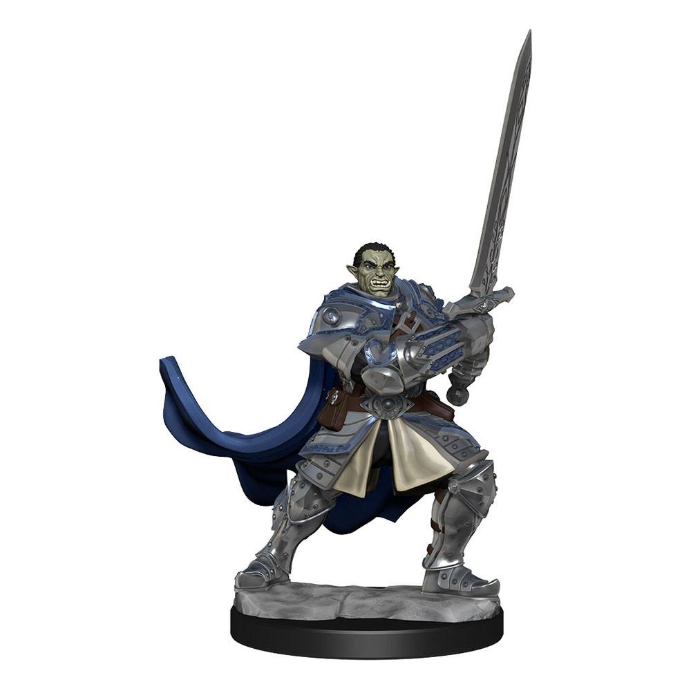 D&D Nolzur's Marvelous Miniatures Unpainted Miniatures Half-Orc Paladin Male Case (2)