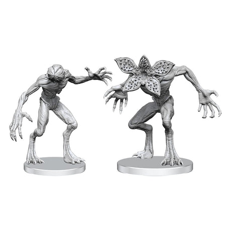 Stranger Things Unpainted Miniatures Demogorgons