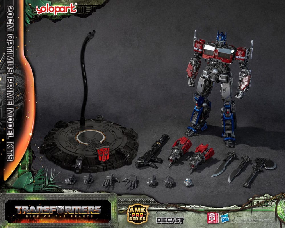 Transformers: Rise of the Beasts AMK Pro Series Plastic Model Kit Optimus Prime (Oversea Version) 20 cm   