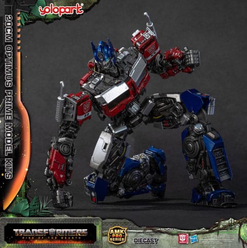 Transformers: Rise of the Beasts AMK Pro Series Plastic Model Kit Optimus Prime (Oversea Version) 20 cm   